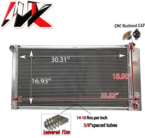 Radiator for 1977 1992 - for, 1977-1992