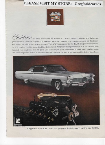 Original 1968 cadillac deville - original,